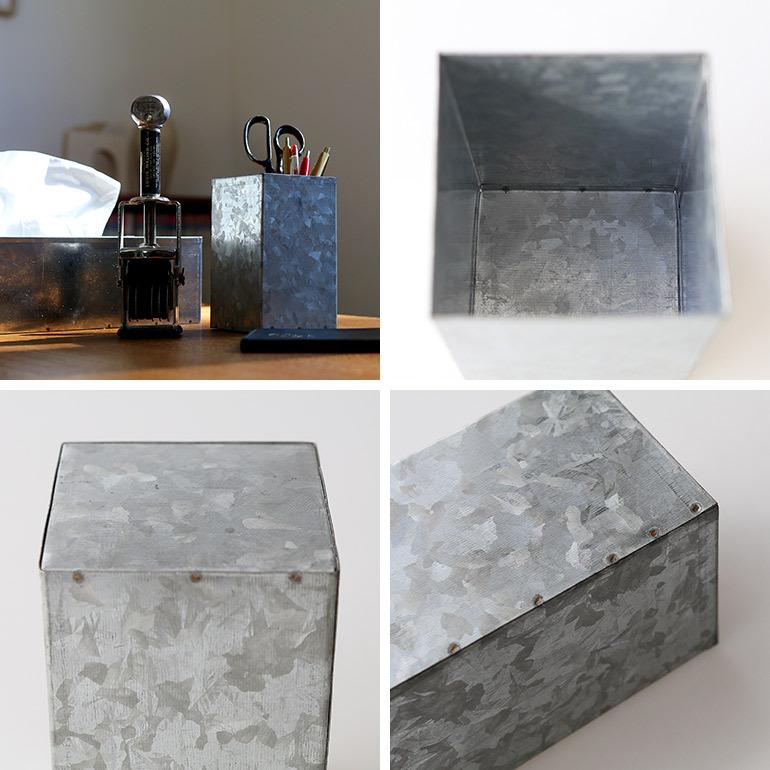 ツールスタンド ペン立て ペンスタンド ブリキ シルバー スチール製 インテリア 整理 収納 ヴィンテージ おしゃれ fog フォグ | fog linen work | 02