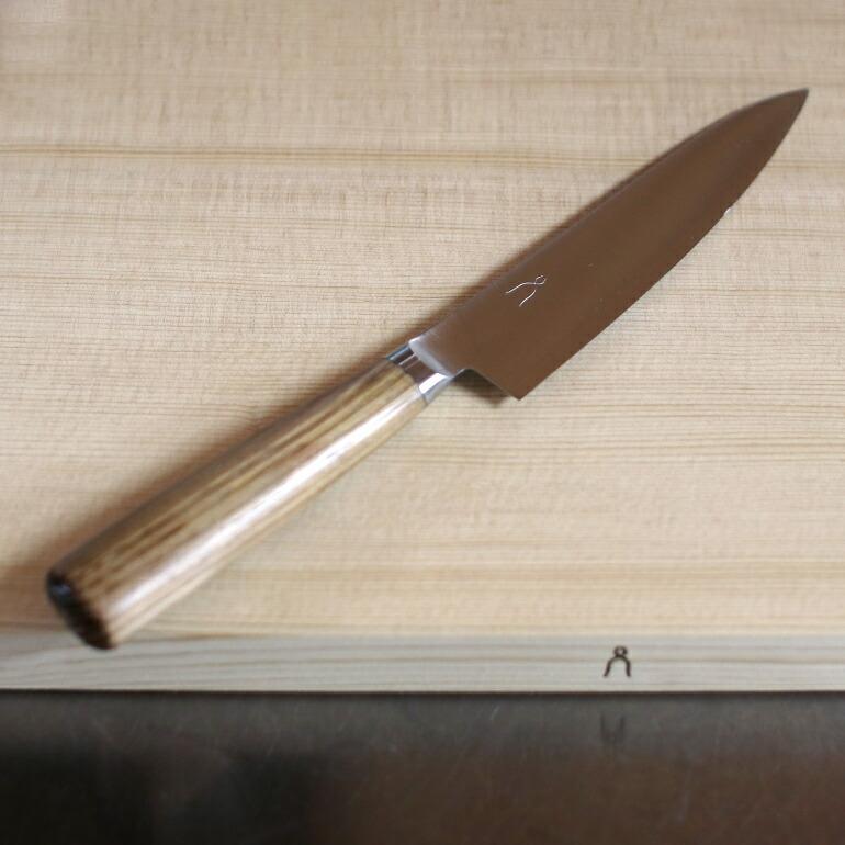 包丁 万能125mm ペティ 家庭用 抗菌 炭化木 新潟県三条市 タダフサ | 中川政七商店 | 02