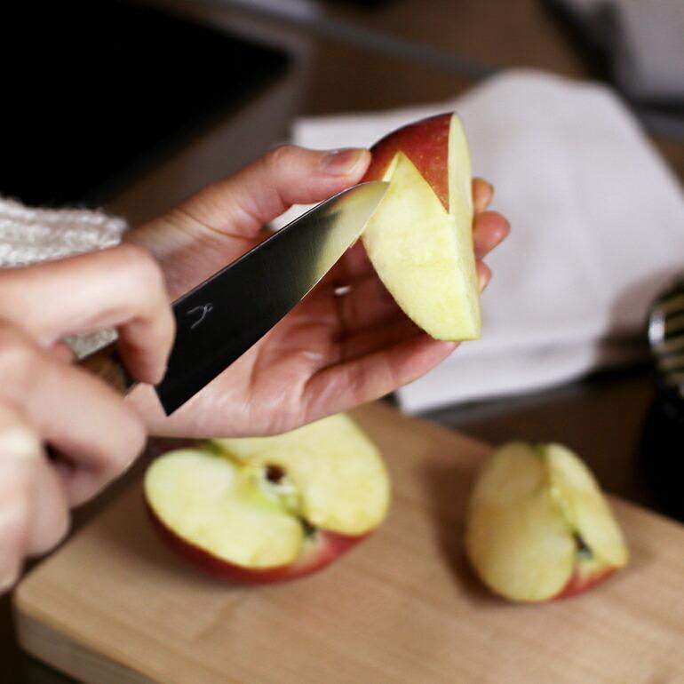 包丁 万能125mm ペティ 家庭用 抗菌 炭化木 新潟県三条市 タダフサ | 中川政七商店 | 05