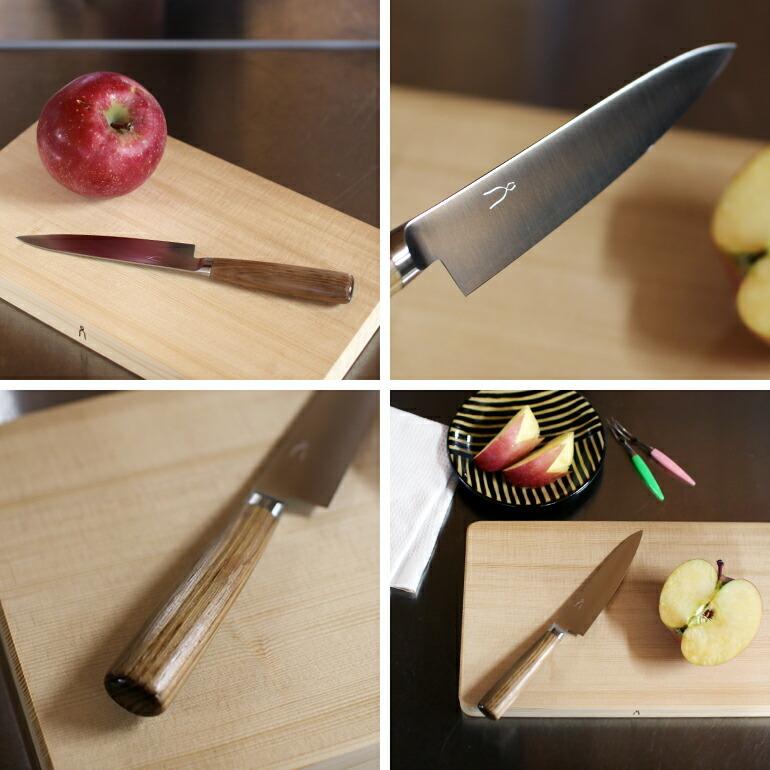 包丁 万能125mm ペティ 家庭用 抗菌 炭化木 新潟県三条市 タダフサ | 中川政七商店 | 06