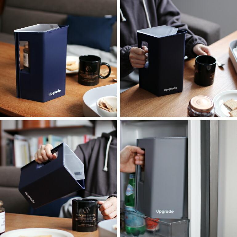 ティーポット ウォーターポット ピッチャー サーバー 1.2L 卓上 スリム 冷蔵庫 シンプル テーブルウェア 機内食食器 ドイツ DETAIL Upgrade TEA POT | DETAIL | 06