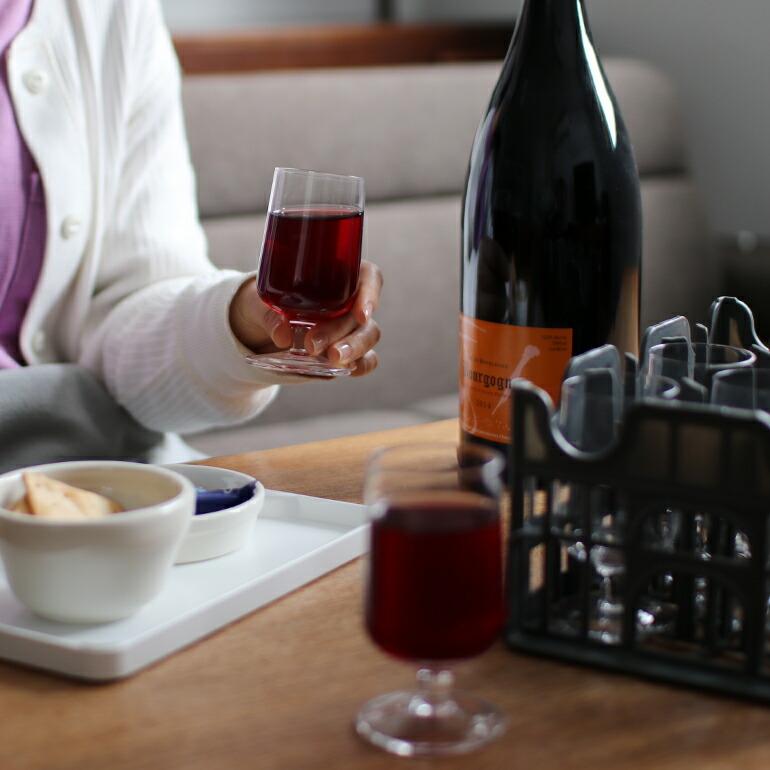 グラス収納 ラック 収納ケース コンテナ トレイ付 8個収納 機内食食器 ドイツ DETAIL ディテール Upgrade GLASS RACK with TRAY | DETAIL | 04