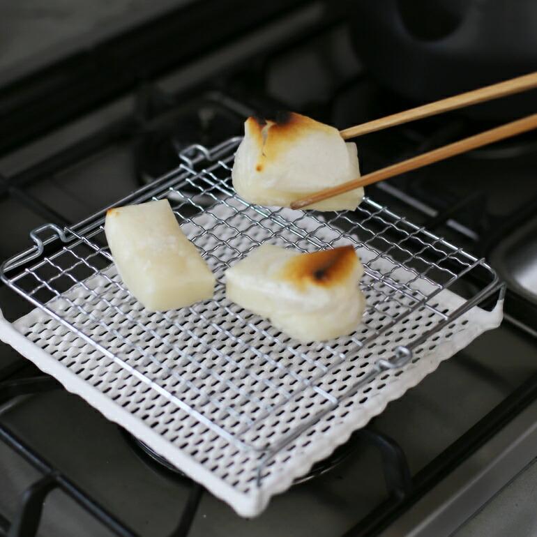焼網 セラミック トースト 餅 炭火焼感覚 もっちり 遠赤外線