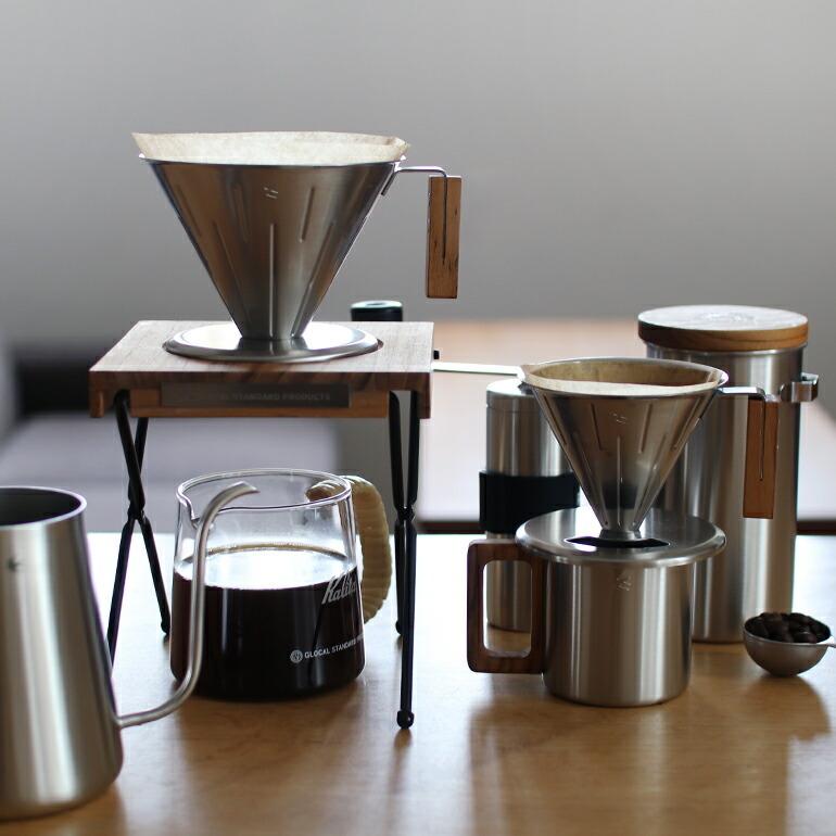 ドリッパー おしゃ れステンレス 1〜2杯用 グローカルスタンダードプロダクツ ツバメ M&W 2.0 SUS | GLOCAL STANDARD PRODUCTS | 01