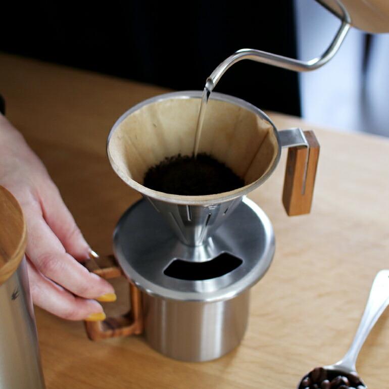 ドリッパー おしゃ れステンレス 1〜2杯用 グローカルスタンダードプロダクツ ツバメ M&W 2.0 SUS | GLOCAL STANDARD PRODUCTS | 05