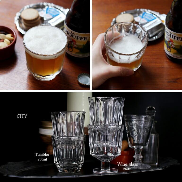 コップ ガラス 250ml スタッキング フランス シンプル La Rochere ラ ロシェール CITY タンブラー | ブランド登録なし | 04