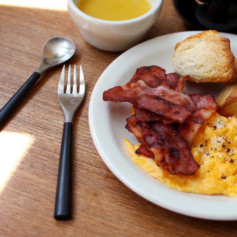 フォーク サラダ おしゃれ ステンレス 柳宗理 黒柄カトラリー | 柳宗理 | 03