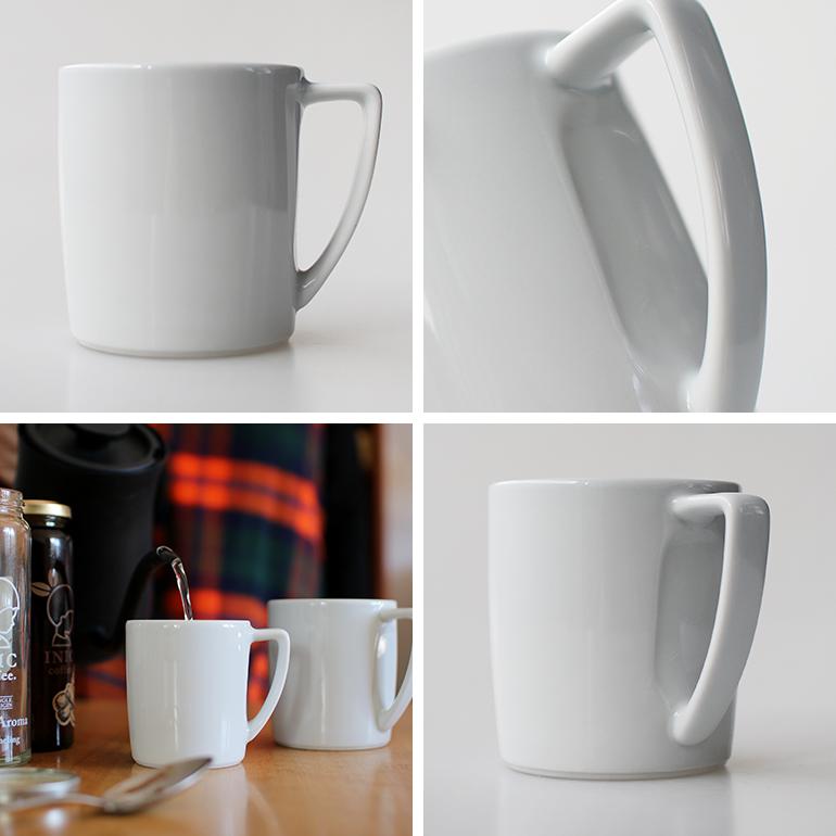 マグカップ シンプル 磁器 ホワイト 250cc 業務用食器 ポルバサル Porvasal | ブランド登録なし | 02