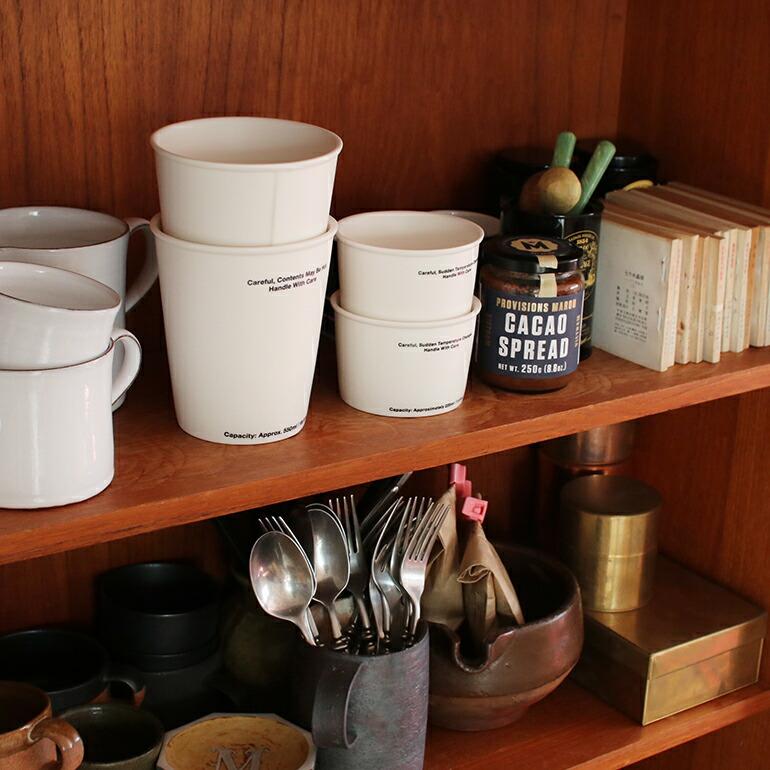 アイスクリームカップ おしゃれ 紙 セラミック タンブラー プエブコ PUEBCO ノットペーパーカップ NOT PAPER CUP アイスクリーム | PUEBCO | 04