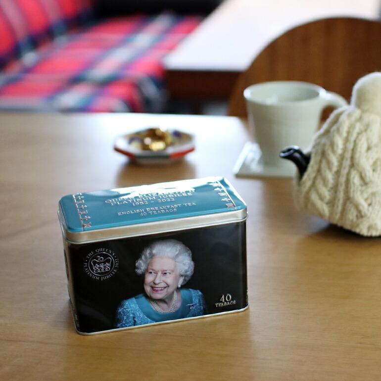 紅茶 缶入り おしゃれ ギフト エリザベス女王  イングリッシュブレックファースト イギリス ティーバッグ NEW ENGLISH TEA ニューイングリッシュティ 40pcs | ブランド登録なし | 03