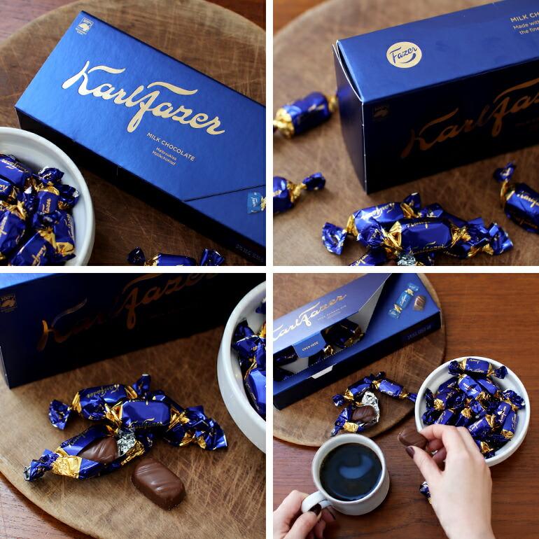 チョコレート菓子 ミルクチョコ ボックス入り フィンランド バレンタイン プレゼント 贈り物 輸入菓子 Fazer ファッツェル ミルクチョコレートボックス | ブランド登録なし | 02