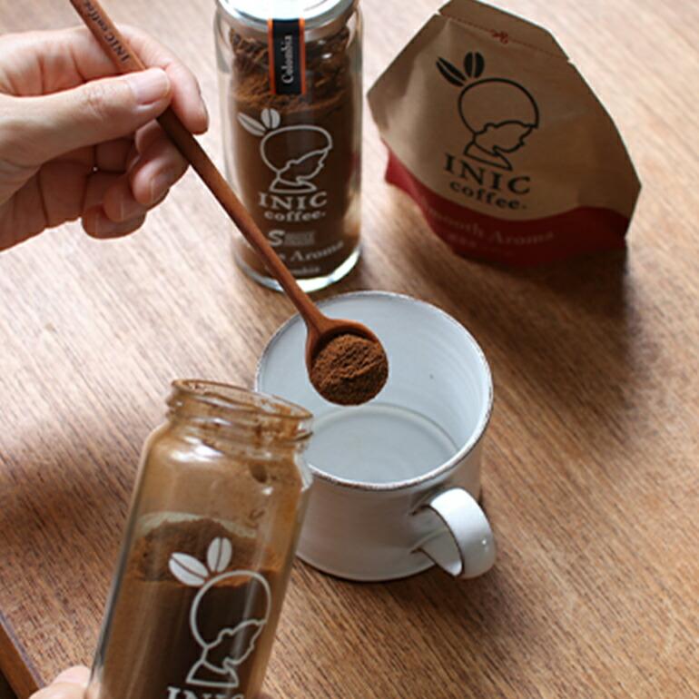 ドリップパウダー 粉 インスタント お湯を注ぐだけ ビーンズアロマ コロンビア  55g INIC coffee イニックコーヒー Beans Aroma Colombia 瓶 | INIC coffee | 03