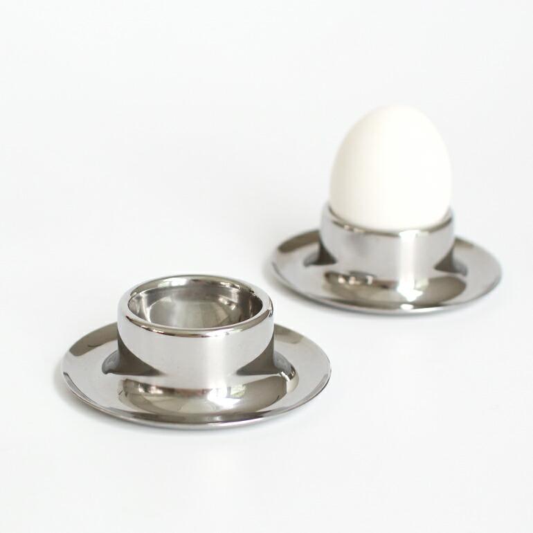 エッグカップ ゆでたまご ステンレス シルバー イタリア製 業務用食器 喫茶店 MOTTA モッタ エッグスタンド | ブランド登録なし