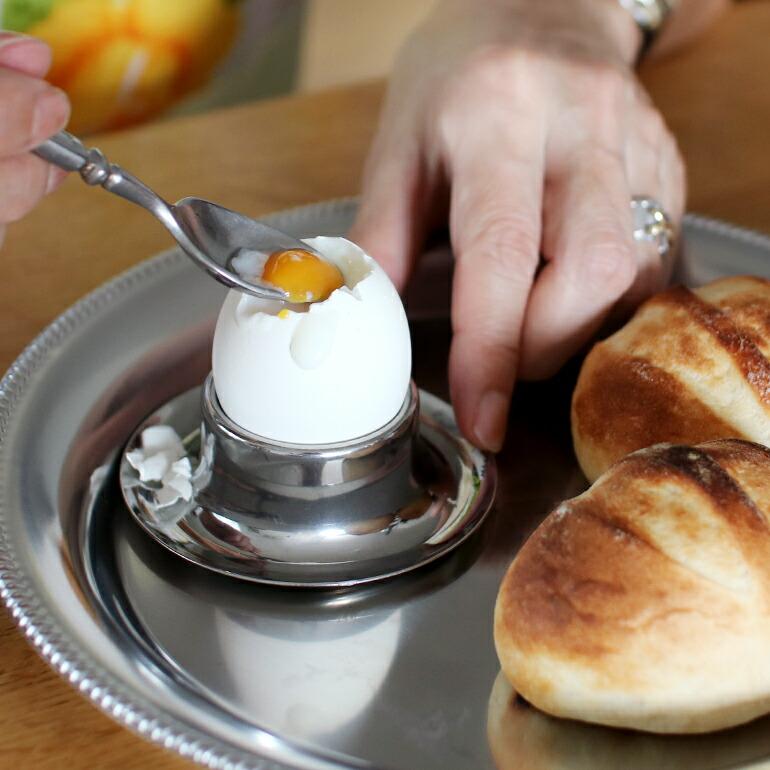 エッグカップ ゆでたまご ステンレス シルバー イタリア製 業務用食器 喫茶店 MOTTA モッタ エッグスタンド | ブランド登録なし | 02