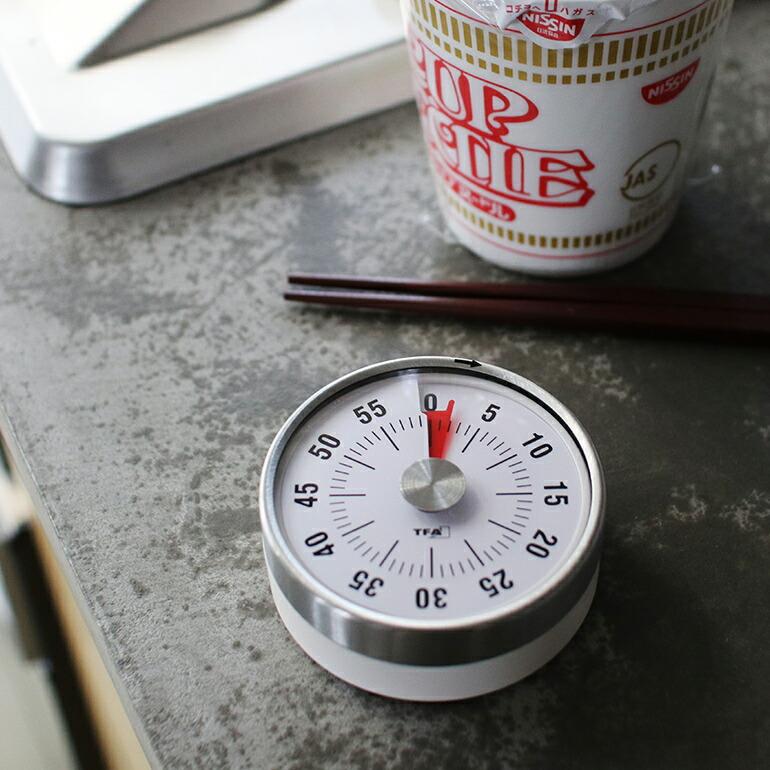 キッチンタイマー アナログ おしゃれ マグネット シンプル ドイツ TFA PUCK 38.1028 | TFA Dostmann | 03