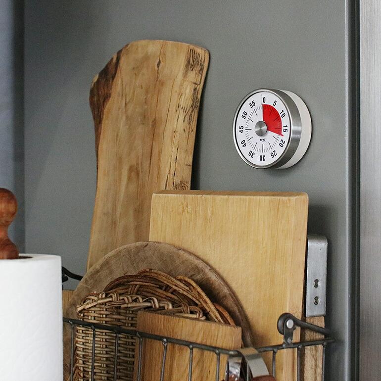 キッチンタイマー アナログ おしゃれ マグネット シンプル ドイツ TFA PUCK 38.1028 | TFA Dostmann | 08