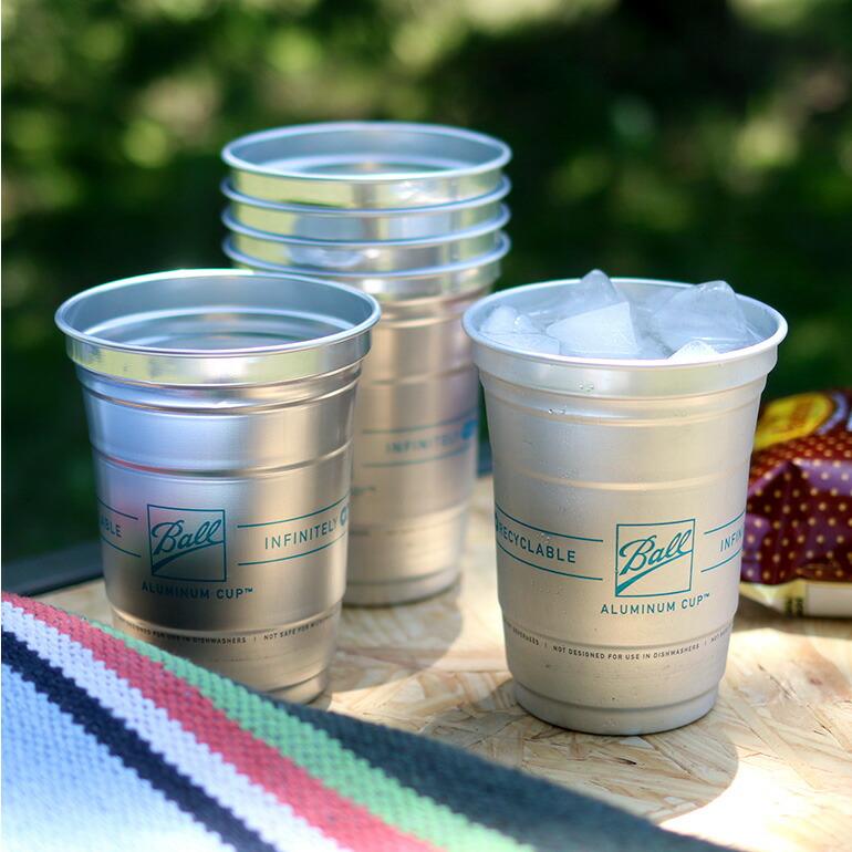 タンブラー アルミカップ 473ml おしゃれ アメリカ アルミ アウトドア Ball ボール Aluminum Drink Cup 16oz | ブランド登録なし | 06