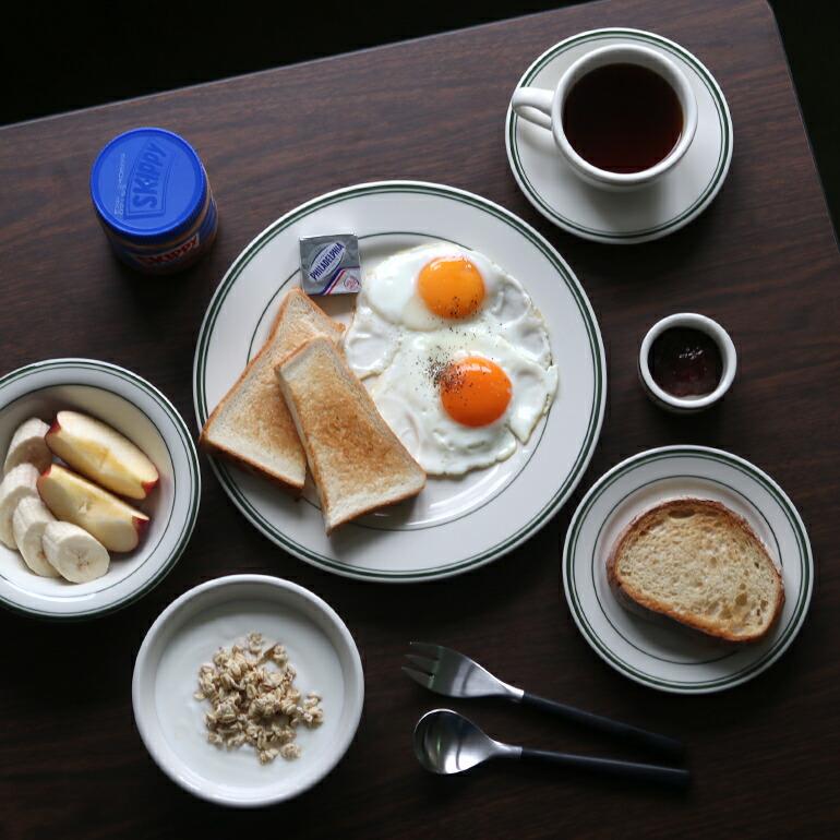 食器 アメリカ 平皿 ディナー プレート 27cm ダイナー ウェア 業務用 Tuxton タクストン Green Bay Dinner Plate ライン 磁器 | ブランド登録なし | 08