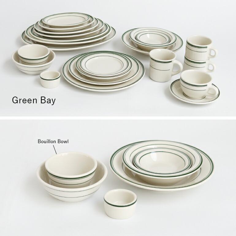 食器 アメリカ ボウル ブイヨン ダイナー ウェア 業務用 Tuxton タクストン Green Bay Bouillon Bowl ライン 磁器 | ブランド登録なし | 06