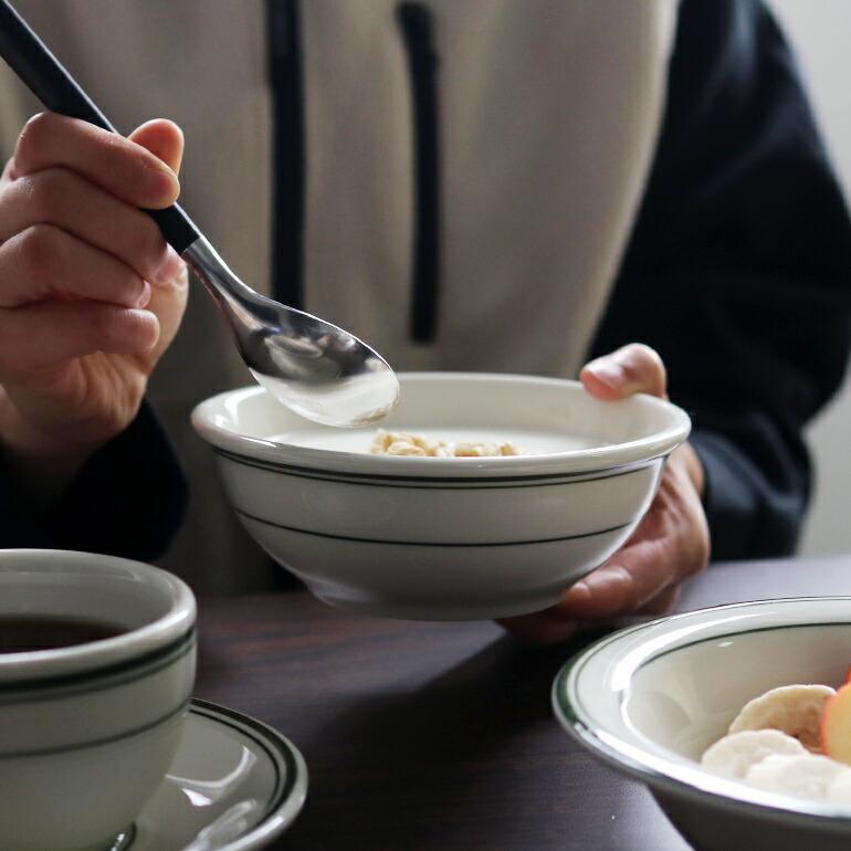 食器 アメリカ ボウル 14cm ダイナー ウェア 業務用 Tuxton タクストン Green Bay Bowl ライン 磁器 | ブランド登録なし | 03