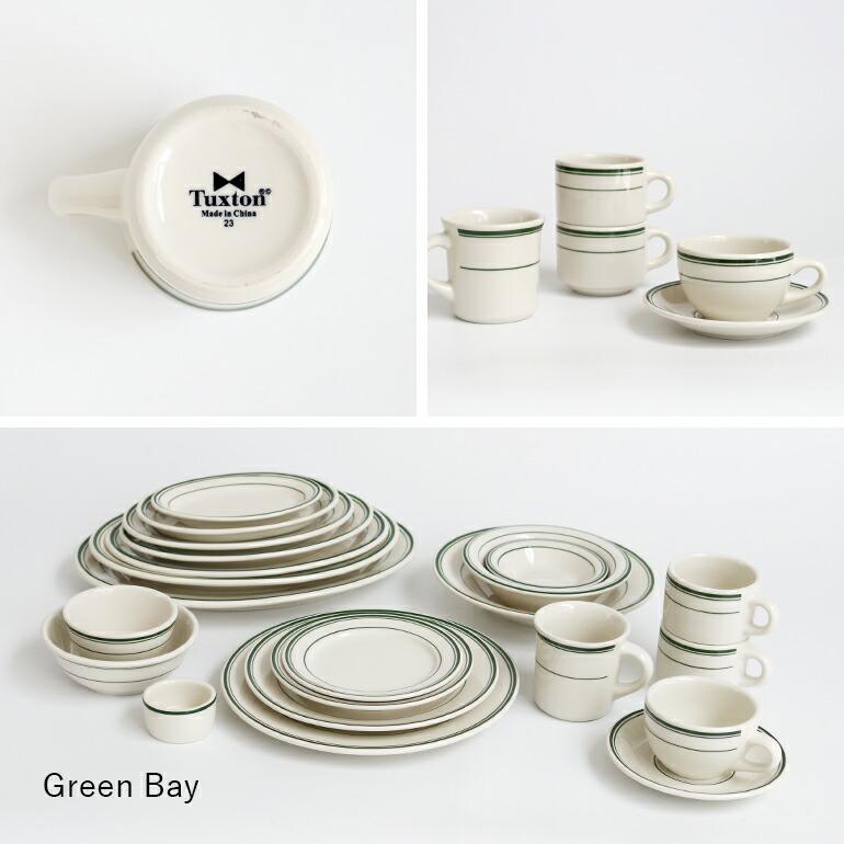 食器 アメリカ マグ カップ 260ml ダイナー ウェア 業務用 Tuxton タクストン Green Bay Mug ライン 磁器 | ブランド登録なし | 05