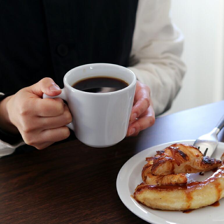 食器 アメリカ マグカップ  220ml ダイナー ウェア 業務用 Tuxton タクストン White Plain Mug ホワイト 磁器 電子レンジ対応 | ブランド登録なし | 03