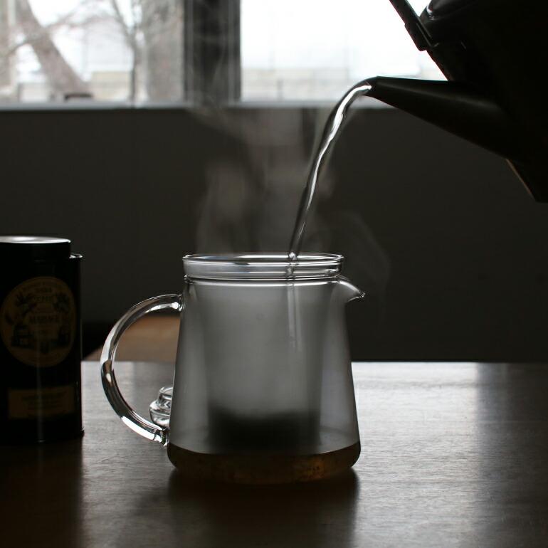 ティーポット ガラス 耐熱  400ml ストレーナー フタ付き コーヒーサーバー Trendglas-Jena トレンドグラス イエナ 電子レンジ | Trendglas JENA | 01