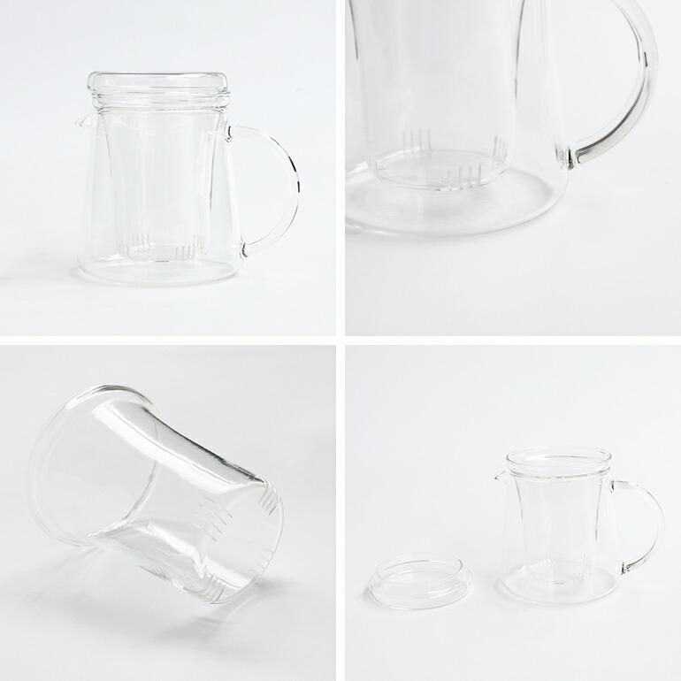 ティーポット ガラス 耐熱  400ml ストレーナー フタ付き コーヒーサーバー Trendglas-Jena トレンドグラス イエナ 電子レンジ | Trendglas JENA | 02