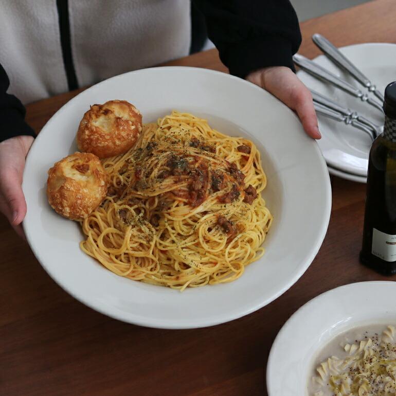 食器 アメリカ パスタ ボウル 30cm ダイナー ウェア 業務用 Libbey リビー キングスメンホワイト オフホワイト 陶器 | ブランド登録なし | 03