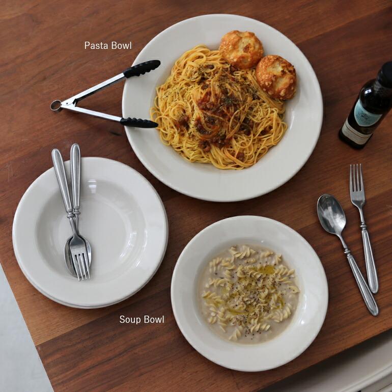 食器 アメリカ パスタ ボウル 30cm ダイナー ウェア 業務用 Libbey リビー キングスメンホワイト オフホワイト 陶器 | ブランド登録なし | 04