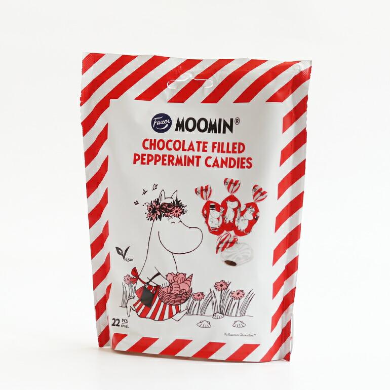 ムーミン チョコミント キャンディー 飴 チョコレート バレンタイン プレゼント  Fazer ファッツェル ムーミン×マリアンヌキャンディ | ブランド登録なし | 01
