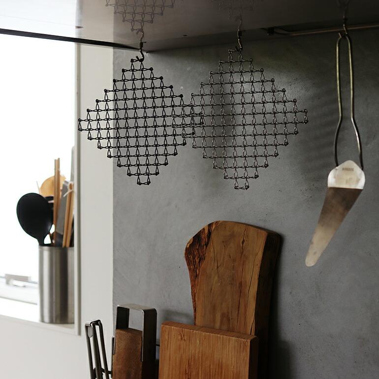 鍋敷き おしゃれ ワイヤー 網目 ステンレス ポットマット コンパクト CINQ サンク ワイヤー鍋敷き | Cinq | 06