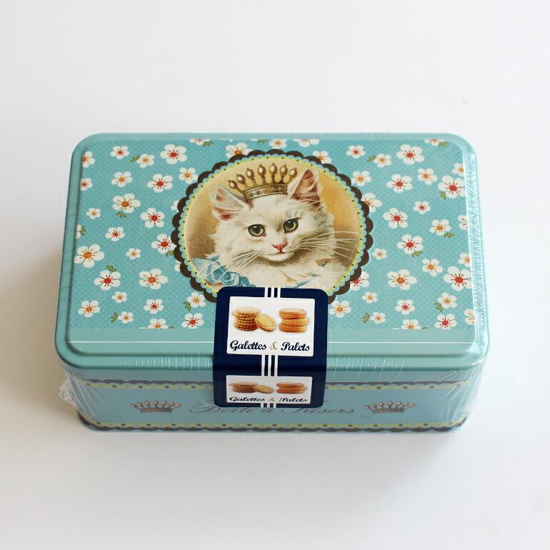 la trinitaine クッキー缶 猫 ネコ ギフト ガレット パレット
