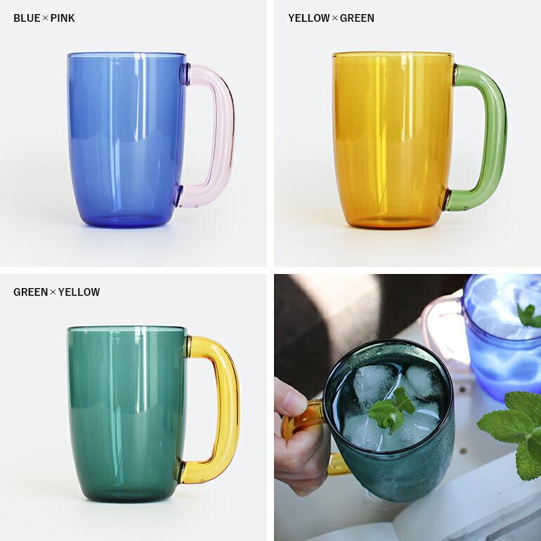 マグカップ 大きい 大容量 ガラス おしゃれ ツートン  amabro アマブロ 耐熱 食洗機 電子レンジ対応 GRIP MUG | amabro | 05