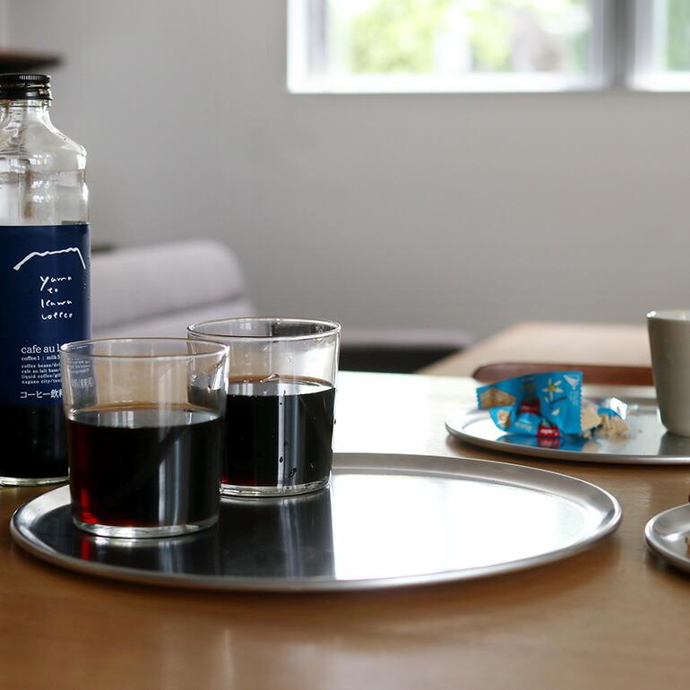 トレイ アルミ 円形 シンプル シルバー PUEBCO プエブコ ALUMINIUM ROUND TRAY Φ12" 30cm  食器 お盆 アクセサリー ディスプレイ | PUEBCO | 03