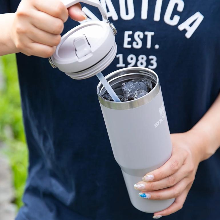 タンブラー ストロー ハンドル付き おしゃれ 水筒 880ml 保冷 STANLEY スタンレー アイスフローフリップストロー真空タンブラー | STANLEY | 11