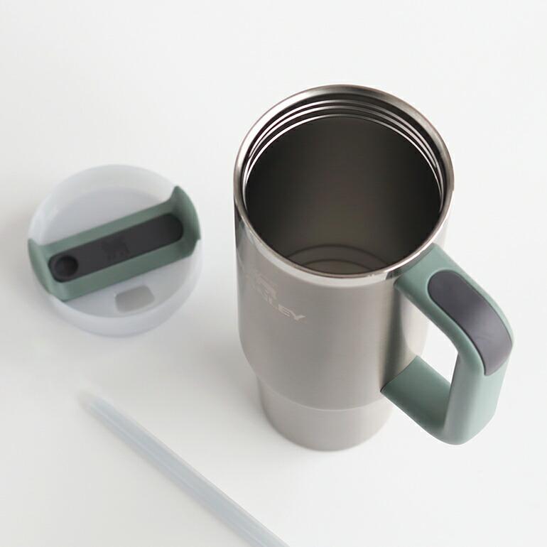 タンブラー ストロー ハンドル付き おしゃれ 水筒 880ml 保冷 STANLEY スタンレー H2.0 真空スリムクエンチャー | STANLEY | 08