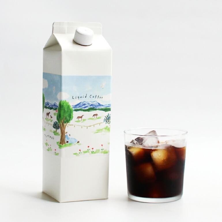 アイスコーヒー 無糖 ギフト 1L 深入り 焙煎 本格 エチオピア コロンビア ヤマとカワ珈琲店 リキッドコーヒー | ブランド登録なし