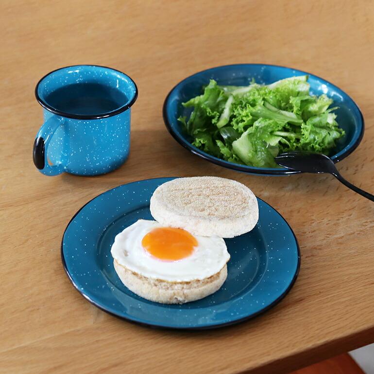 琺瑯 ホーロー マグカップ 340ml メキシコ おしゃれ ターコイズ