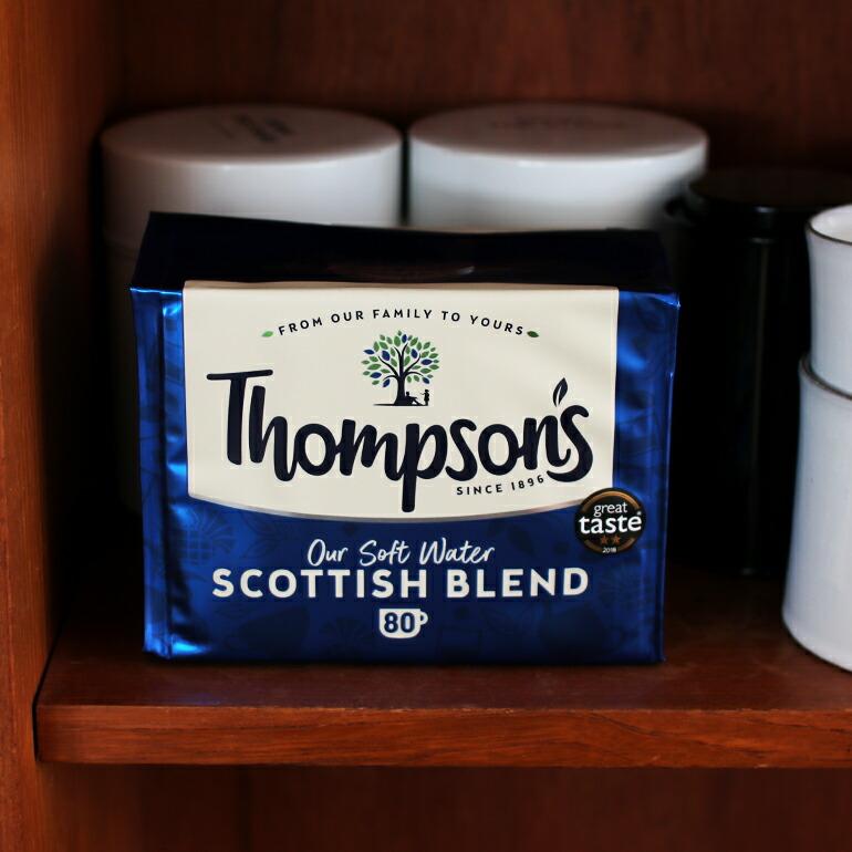 紅茶 ティーバッグ イギリス トンプソンズ Thompsons 80包 スコティッシュブレンド | ブランド登録なし | 01