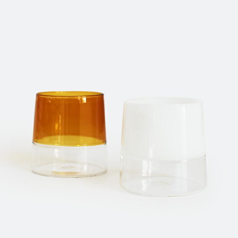 ワイングラス タンブラー イタリア 手吹き 耐熱ガラス バイカラー ICHENDORF MILANO イッケンドルフ ミラノ LIGHT COLORE Wine Tumbler ライトカラー 300ml | ブランド登録なし