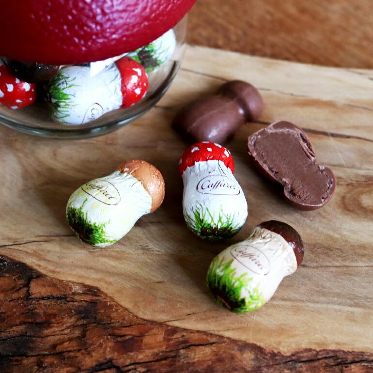 チョコレート ギフト キノコ イタリア ジャンデゥーヤ Caffarel カファレル きのこポット 赤 9粒入り クリスマス バレンタイン | カファレル | 04