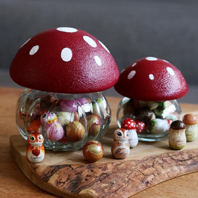 チョコレート ギフト キノコ イタリア ジャンデゥーヤ Caffarel カファレル きのこポット 赤 9粒入り クリスマス バレンタイン | カファレル | 06