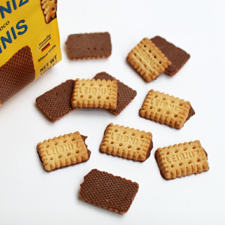 チョコビスケット ギフト ドイツ おしゃれ BAHLSEN バールセン ライプニッツ ミニーズチョコ 100g | Bahlsen | 03