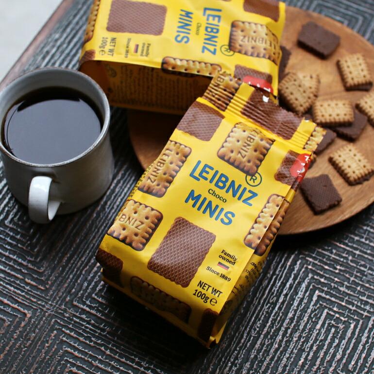チョコビスケット ギフト ドイツ おしゃれ BAHLSEN バールセン ライプニッツ ミニーズチョコ 100g | Bahlsen | 04