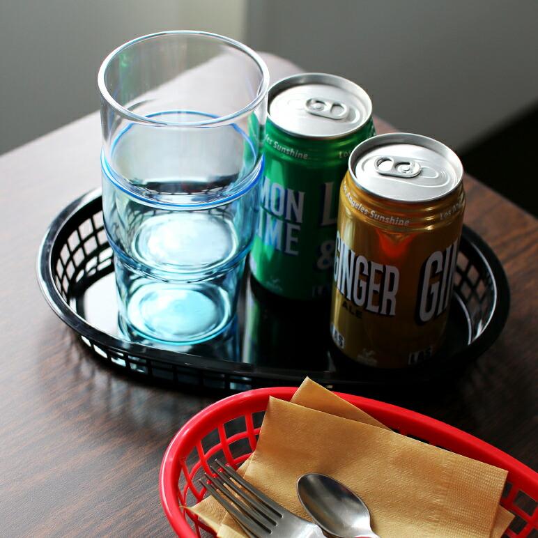 バスケット かご 食品 フードバスケット アメリカ USA ファストフードバスケット 収納 ラージサイズ | ブランド登録なし | 08