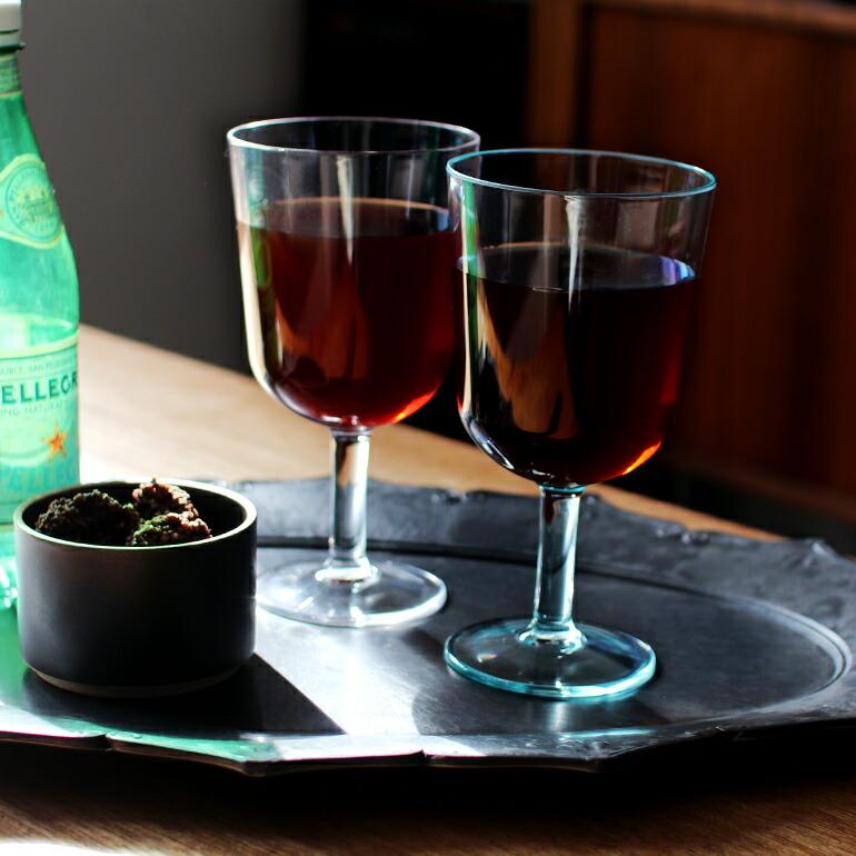 ワイングラス 樹脂 プラスチック 470ml シンプル 食洗機 アメリカ ABODE アボード クリア ブルー | ブルー | 01