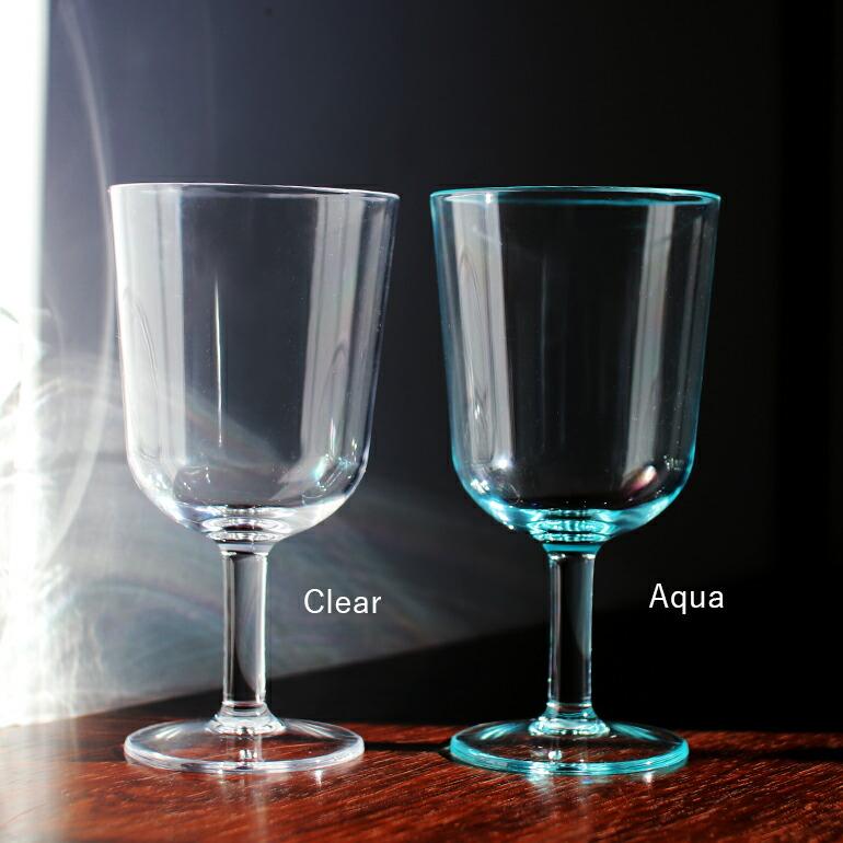 ワイングラス 樹脂 プラスチック 470ml シンプル 食洗機 アメリカ ABODE アボード クリア ブルー | ブルー | 02