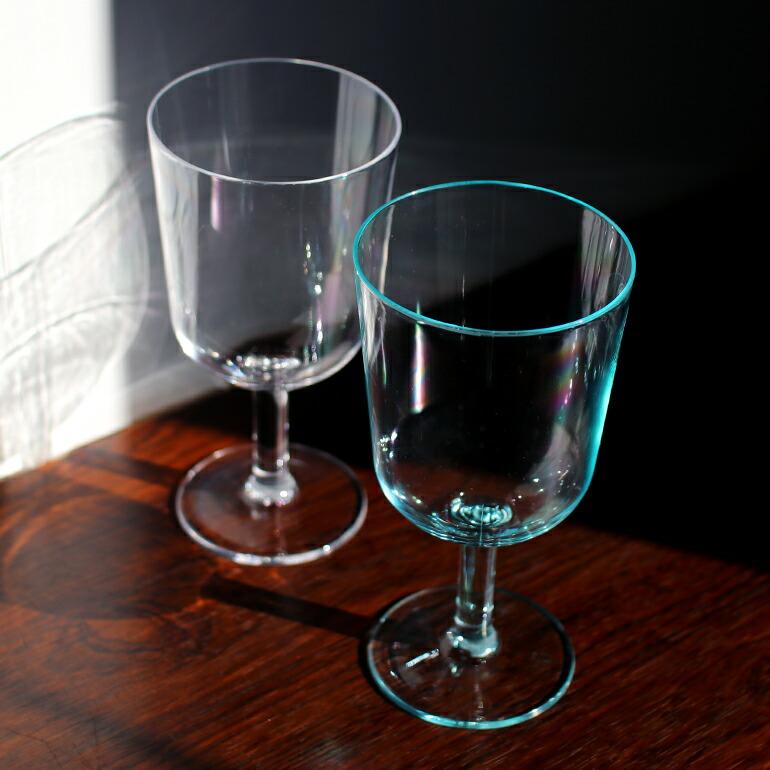 ワイングラス 樹脂 プラスチック 470ml シンプル 食洗機 アメリカ ABODE アボード クリア ブルー | ブルー | 03