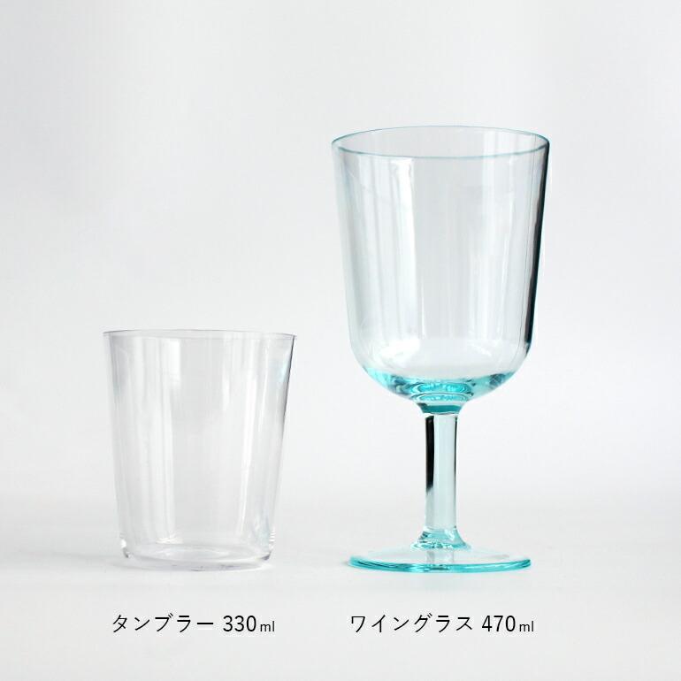 ワイングラス 樹脂 プラスチック 470ml シンプル 食洗機 アメリカ ABODE アボード クリア ブルー | ブルー | 06